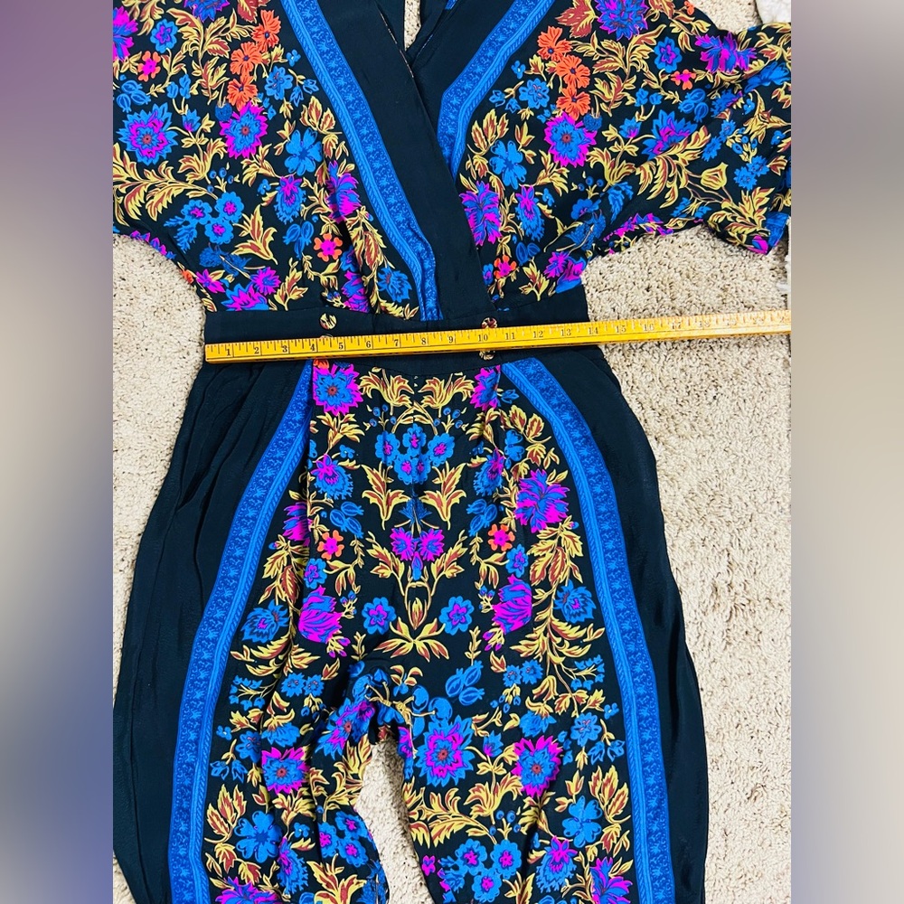 Anthropologie ETT:TWA Scarf Print Jumpsuit – Size 6 - Picture 10 of 16